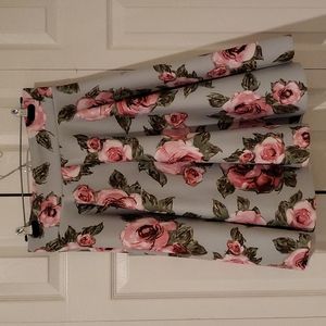 The Vintage Shop Large blue/pink skirt